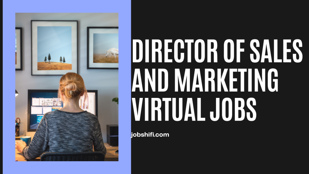 Director of Sales and Marketing at Gestion Toolbox Virtual Jobs