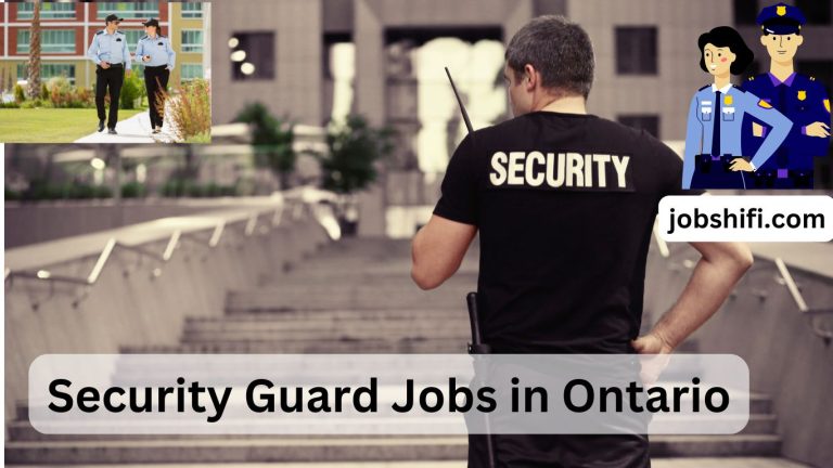 Security Guard at remote job site in Timmins, Ontario ensuring safety and security