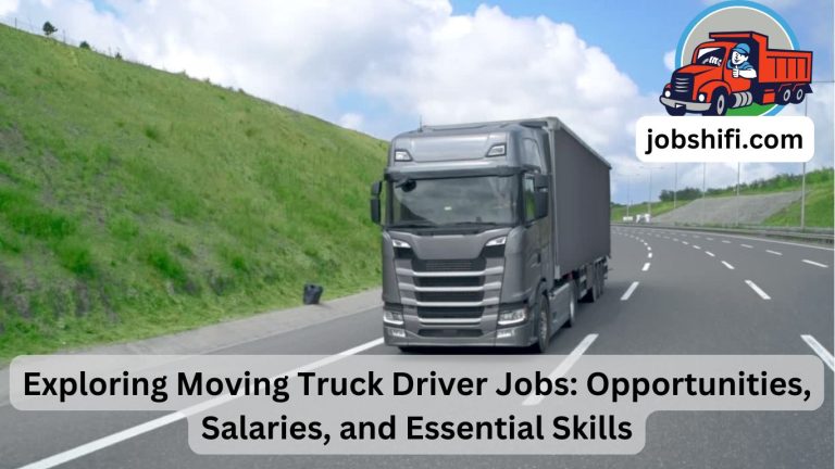 Moving truck driver loading load into a truck for a residential move