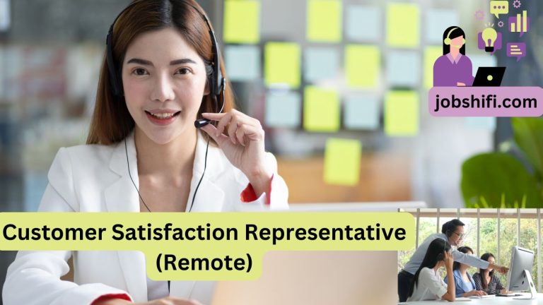 Remote Customer Satisfaction Representative job in Canada – Apply