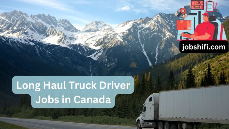 Experienced Long Haul Truck Driver operating a commercial truck on a highway in Canada