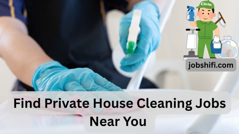 Cleaner mopping a living room – Private house cleaning jobs near me with flexible hours and good pay